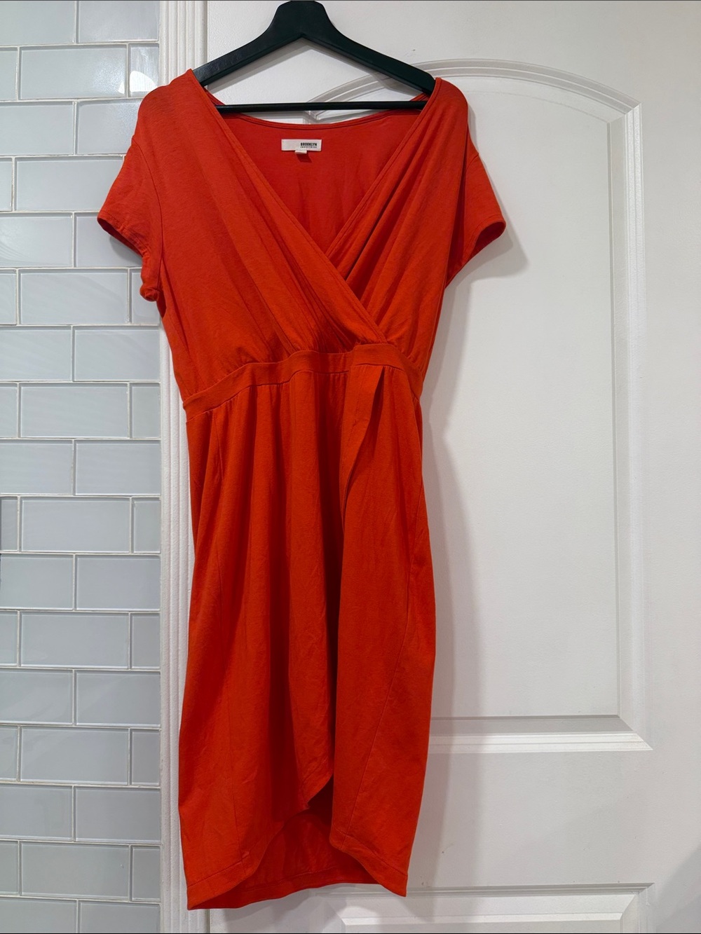 Brooklyn Industries Wrap Dress – Size Medium – Rust/Orange